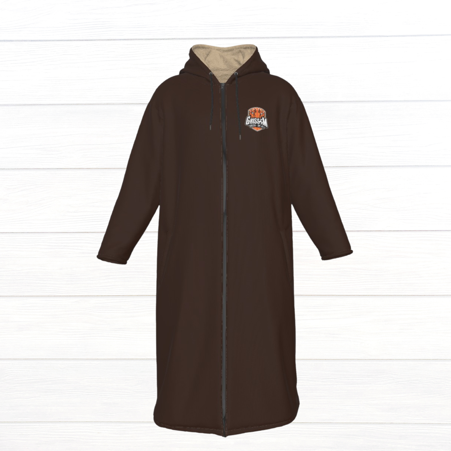 Soccer Logo Fleece Jacket (Brown)