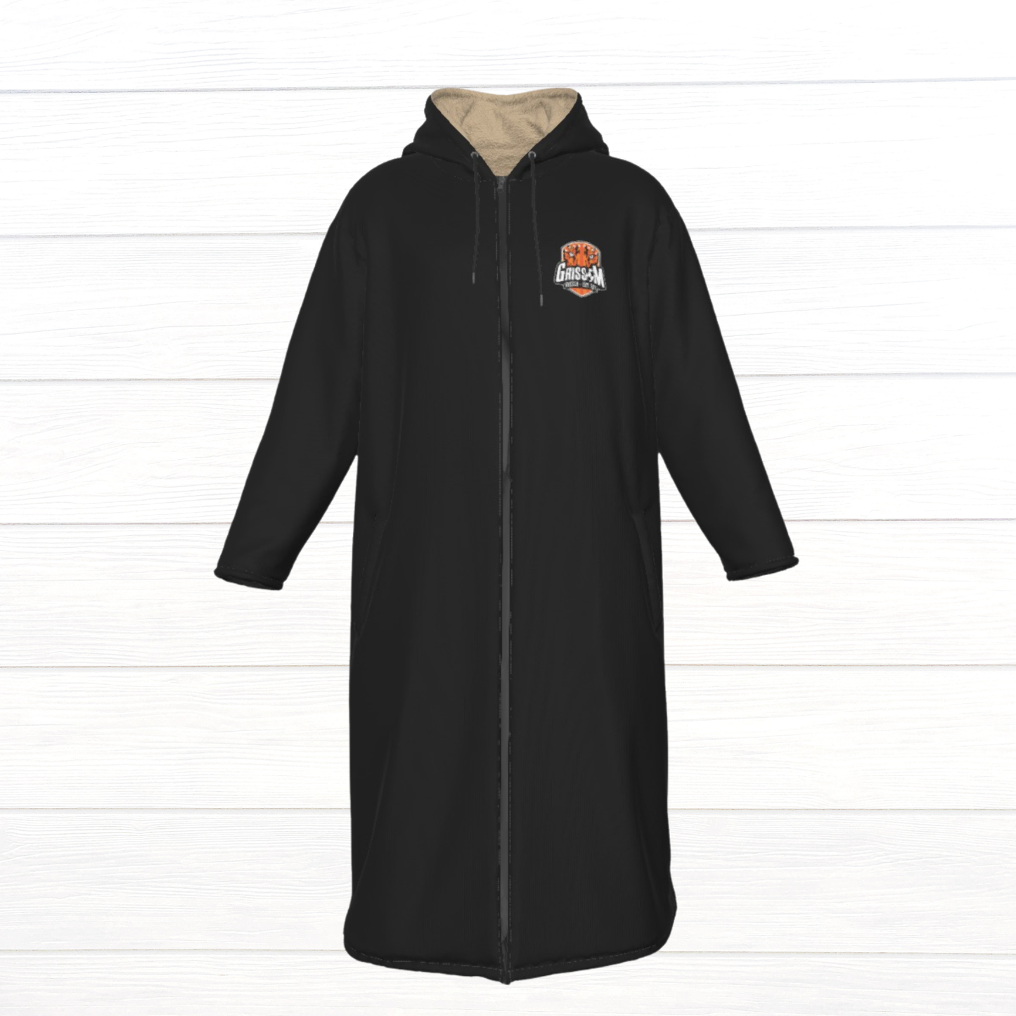 Soccer Logo Fleece Jacket (Black)