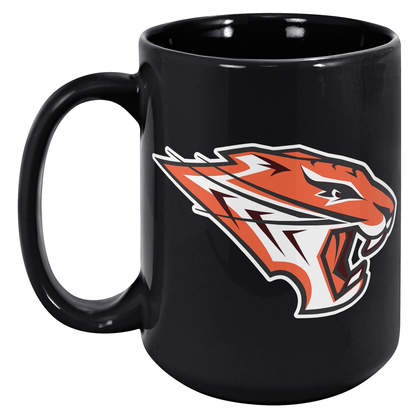 Grissom Tigers Logo 15oz Black Mug