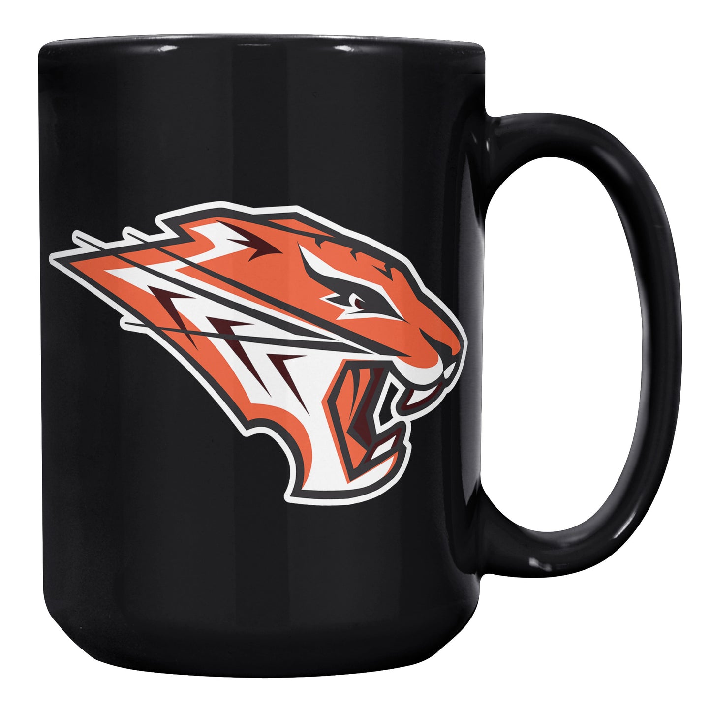 Grissom Tigers Logo 15oz Black Mug