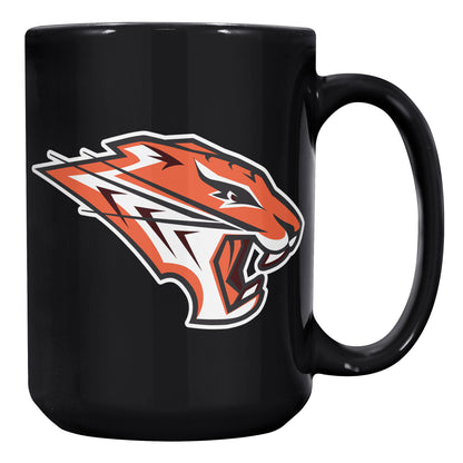 Grissom Tigers Logo 15oz Black Mug