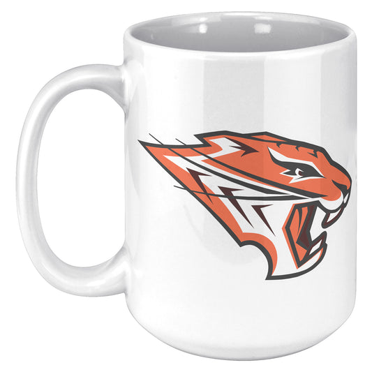 Grissom Tigers Logo 15oz White Mug