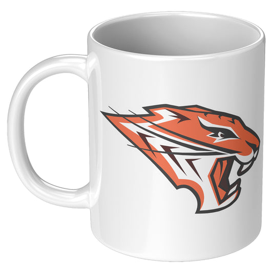Grissom Tigers Logo 11oz White Mug