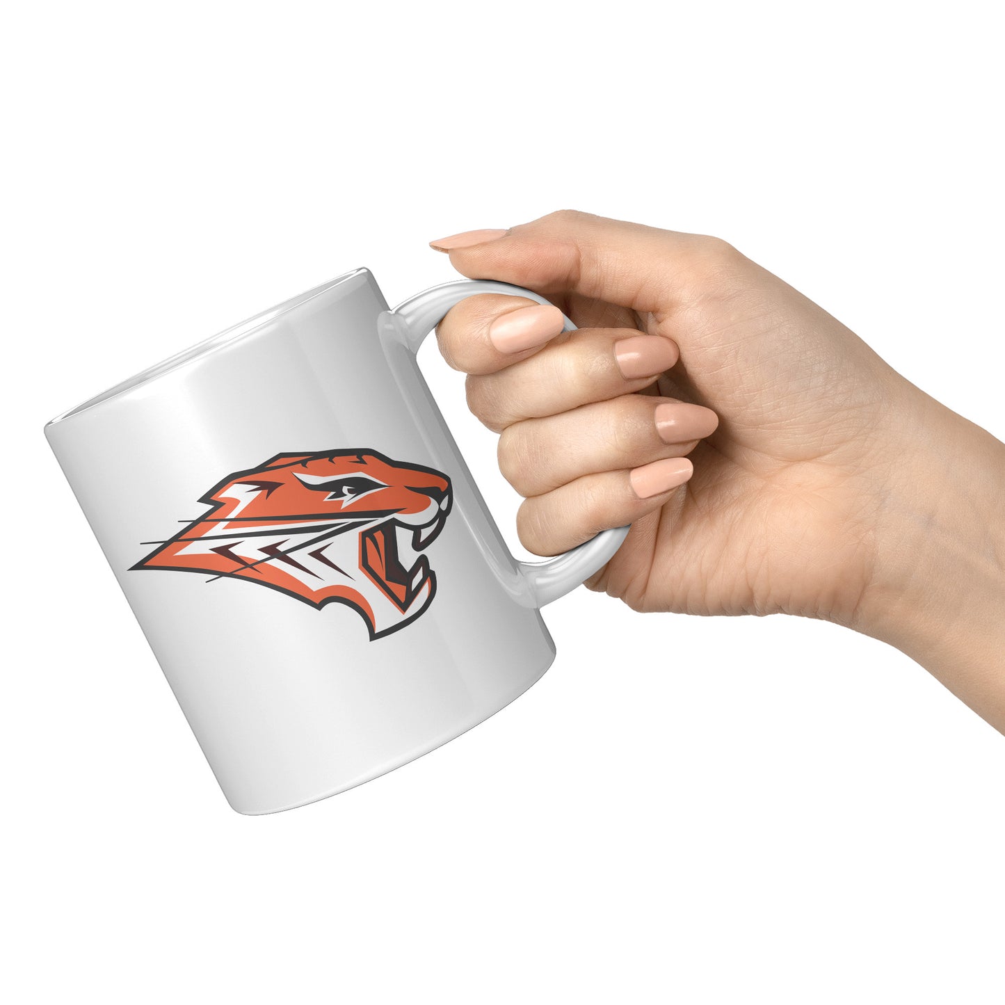 Grissom Tigers Logo 11oz White Mug