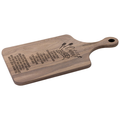 Oatmeal Cookie Recipe Cutting Board