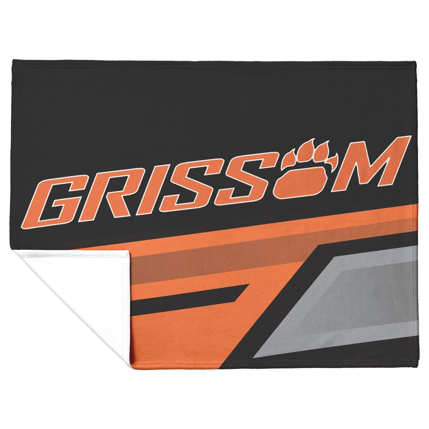 Grissom Word Paw Velveteen Plush Blanket