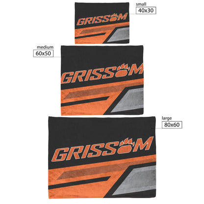 Grissom Word Paw Velveteen Plush Blanket