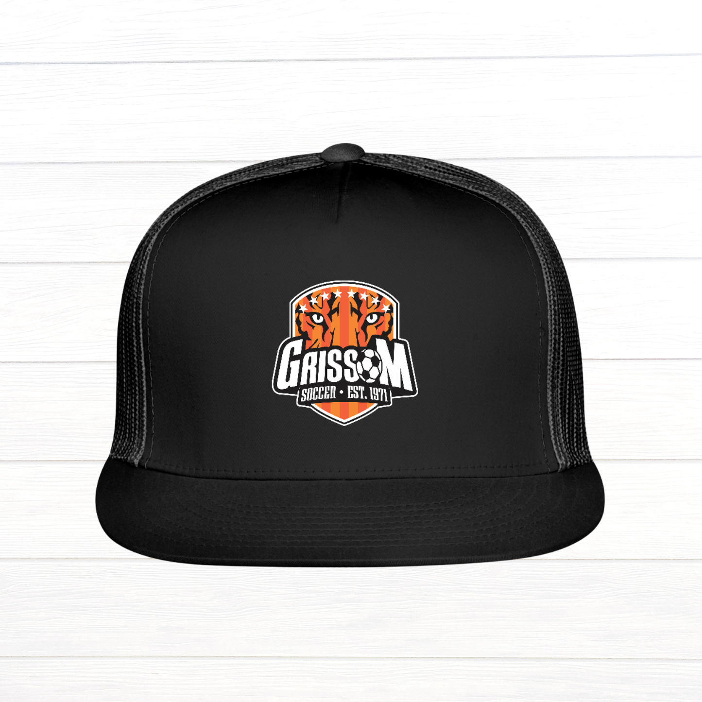 Grissom Soccer Print Logo Trucker Hat