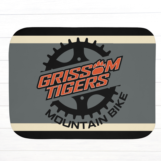 Grissom Mountain Bike Gray/Beige SHERPA Blanket