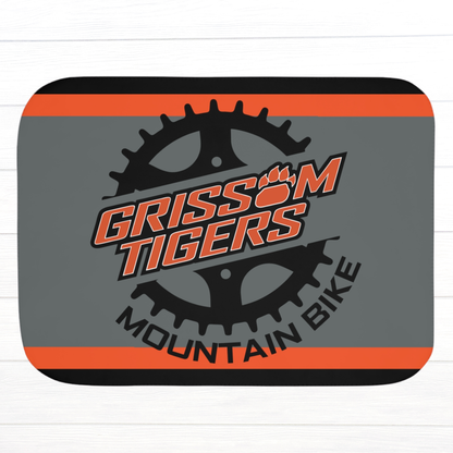Grissom Mountain Bike Black/Orange Sherpa Blanket