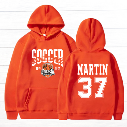 Large Front/Back - Soccer Custom Name/Number