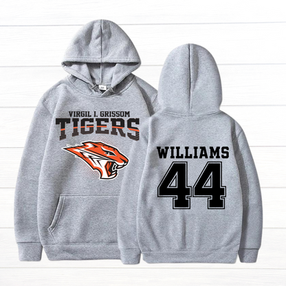 Large Front/Back - Grissom Tigers Custom Name/Number