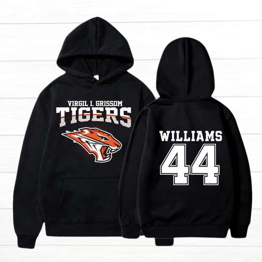 Large Front/Back - Grissom Tigers Custom Name/Number