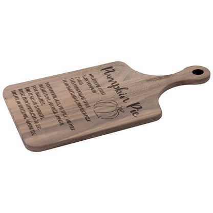 Pumpkin Pie Recipe -1 Cutting Board