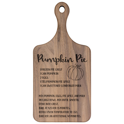 Pumpkin Pie Recipe -1 Cutting Board