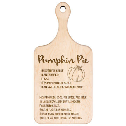 Pumpkin Pie Recipe -1 Cutting Board