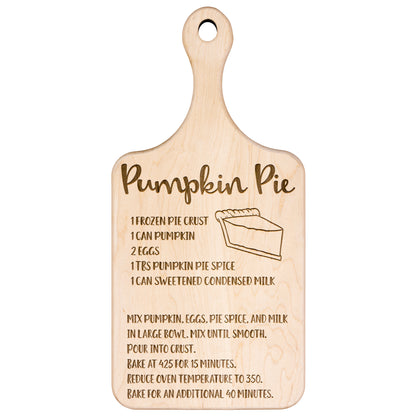 Pumpkin Pie Recipe -2 Cutting Board