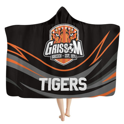 Grissom Soccer Hooded Blanket