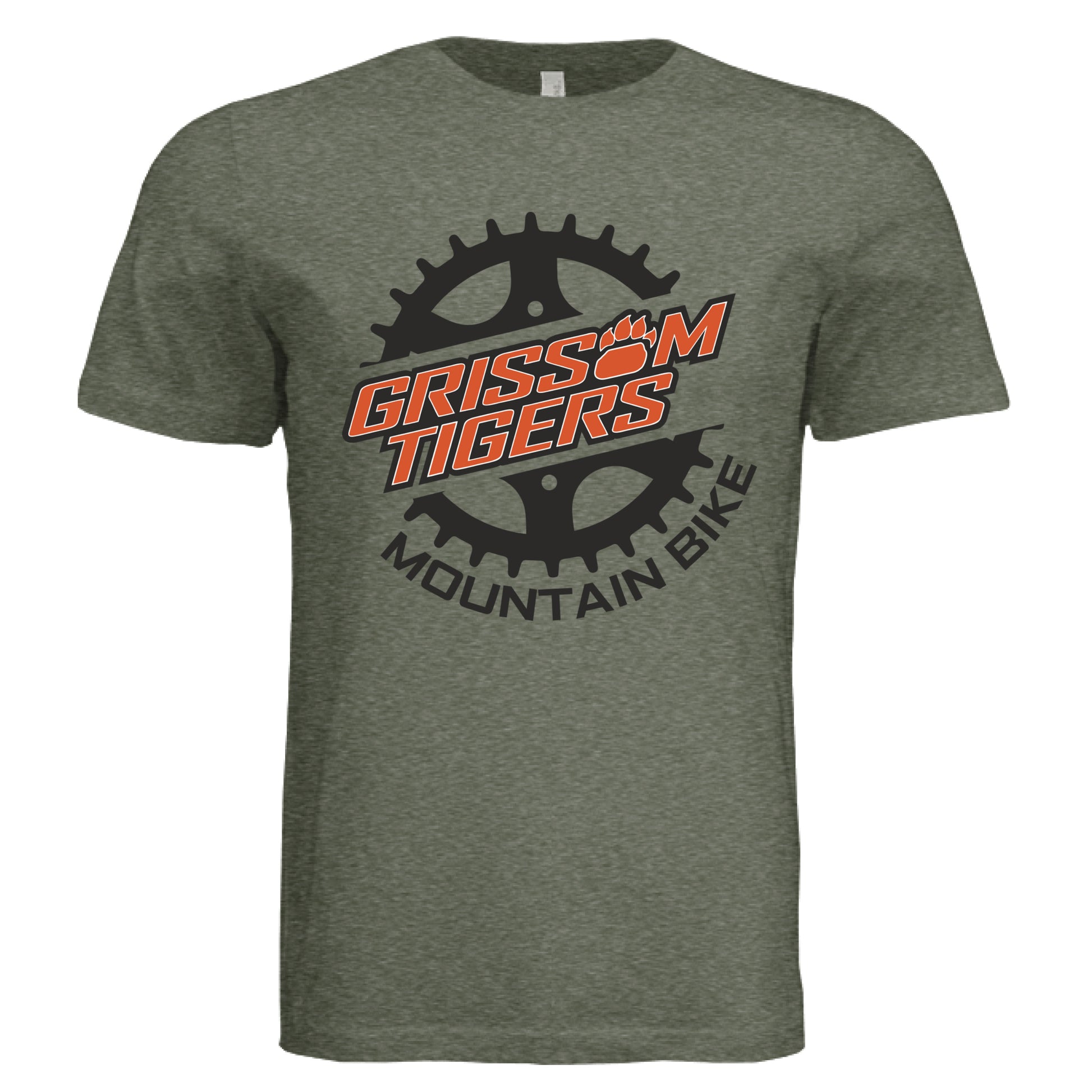 Military Green Triblend - FRONT