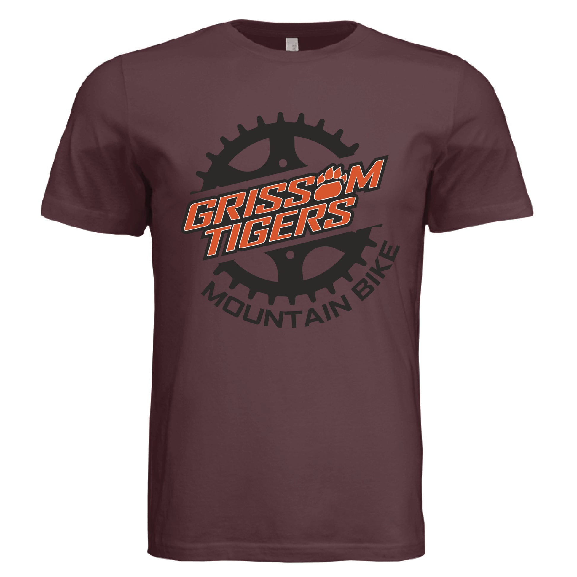 Solid Maroon Triblend - FRONT