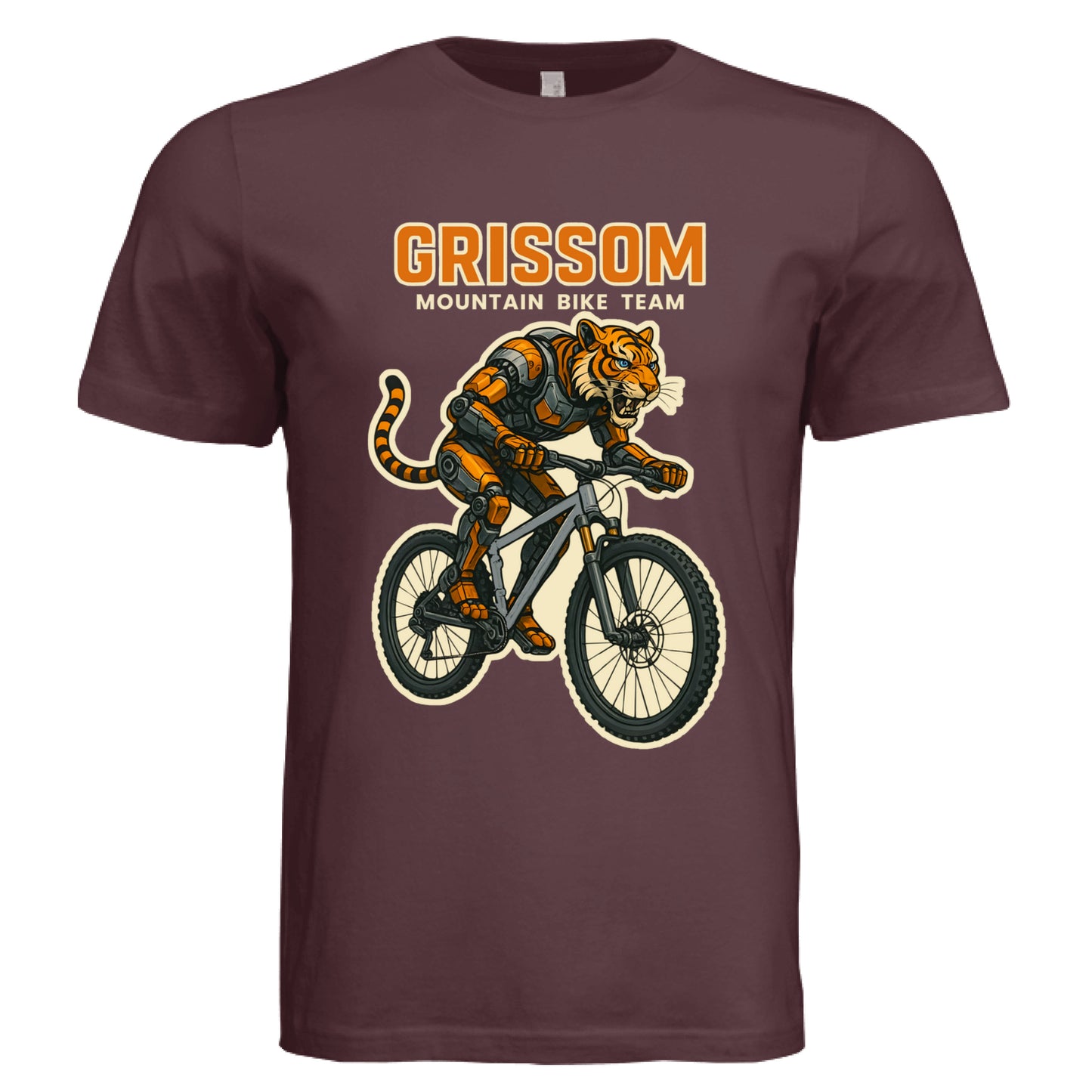 Solid Maroon Triblend - FRONT