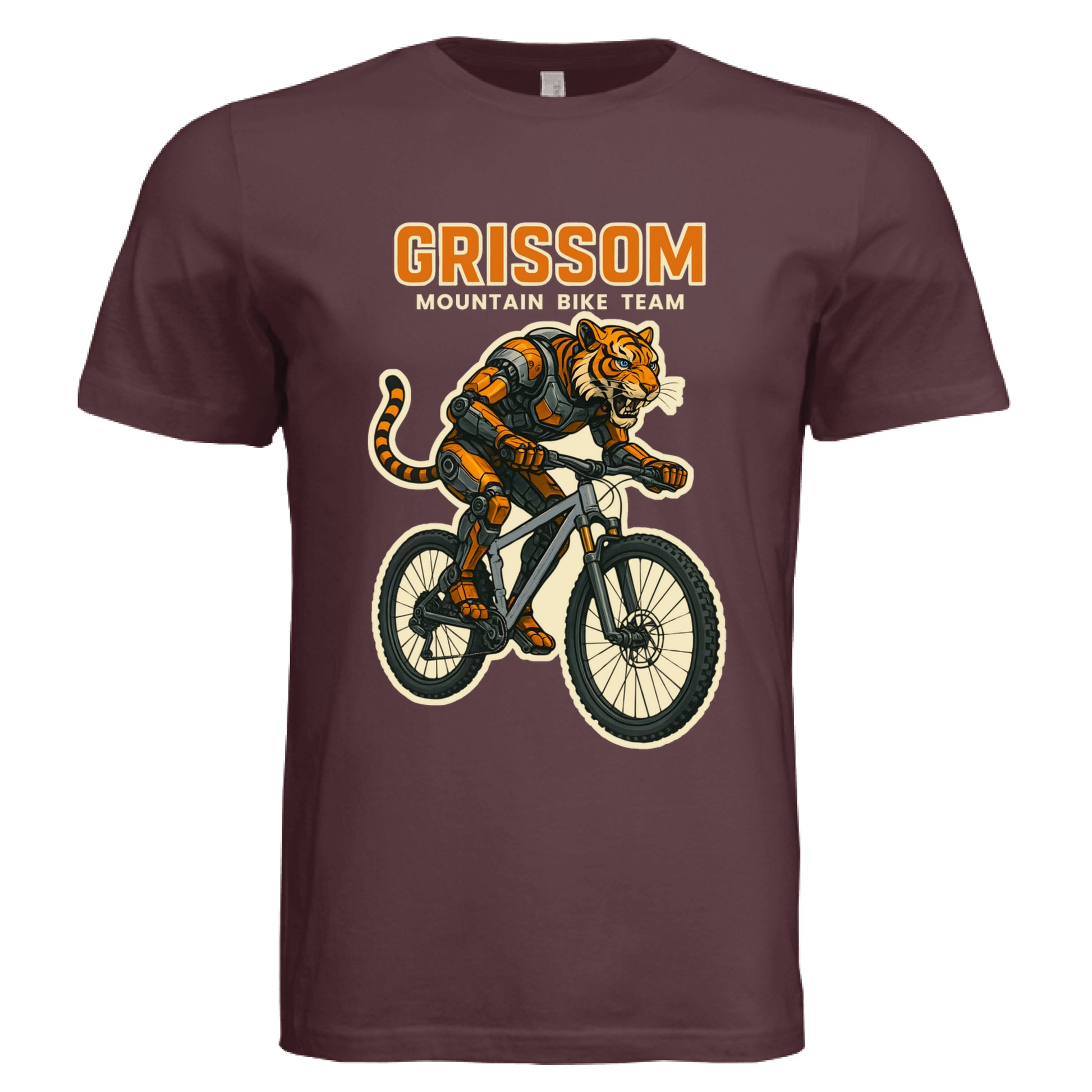 Solid Maroon Triblend - FRONT