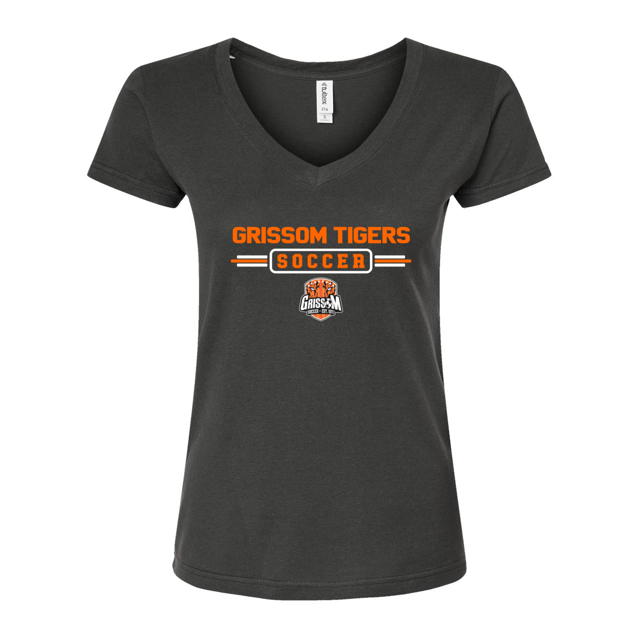 Women's Grissom Men's Soccer V-Neck T-Shirt