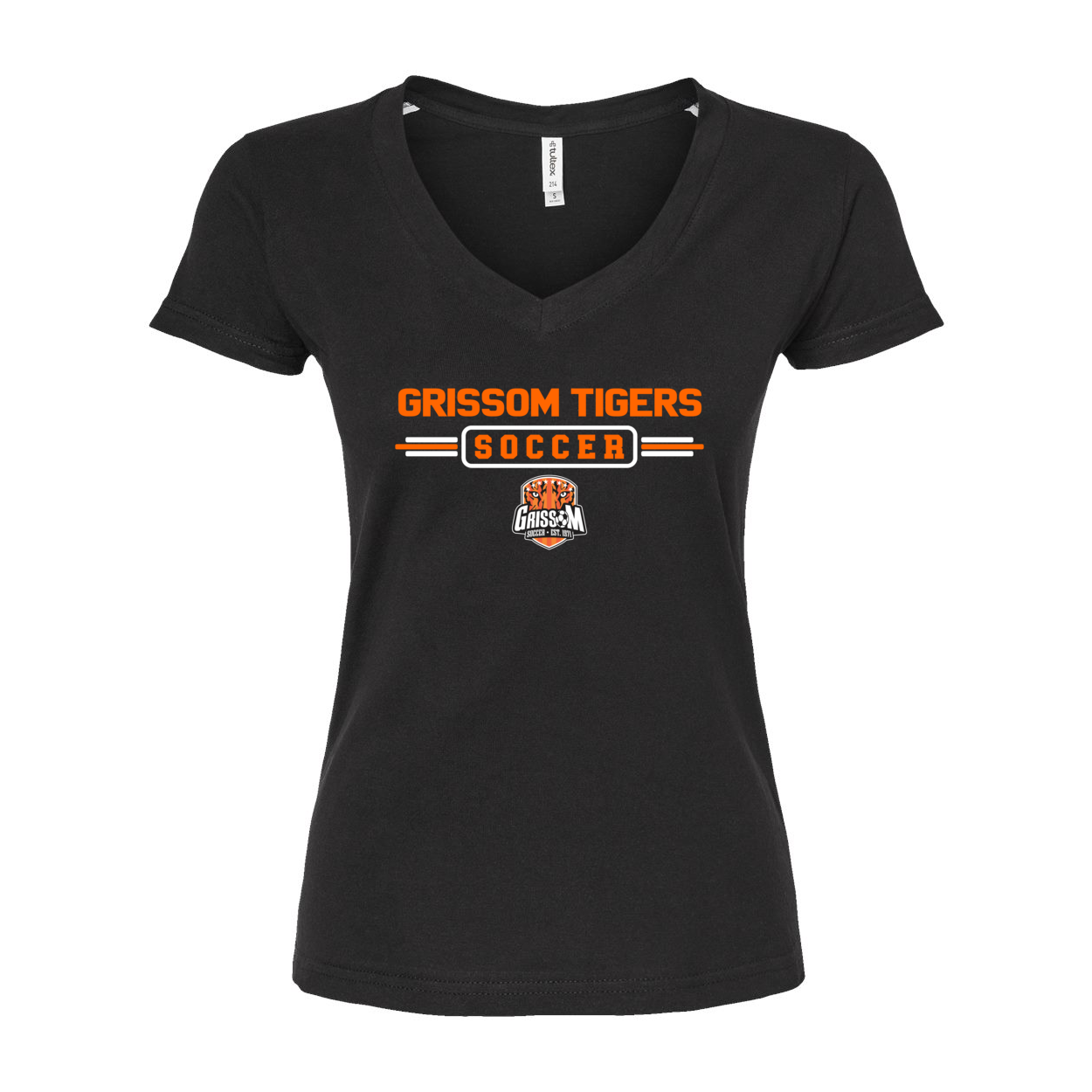 Women's Grissom Men's Soccer V-Neck T-Shirt